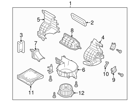 XV Crosstrek BLOWER MOTOR & FAN 2