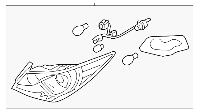 92402-3Q000 Деталь TAIL LAMP ASSY, RIGHT