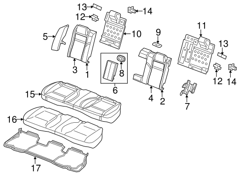 300 REAR SEAT COMPONENTS 3