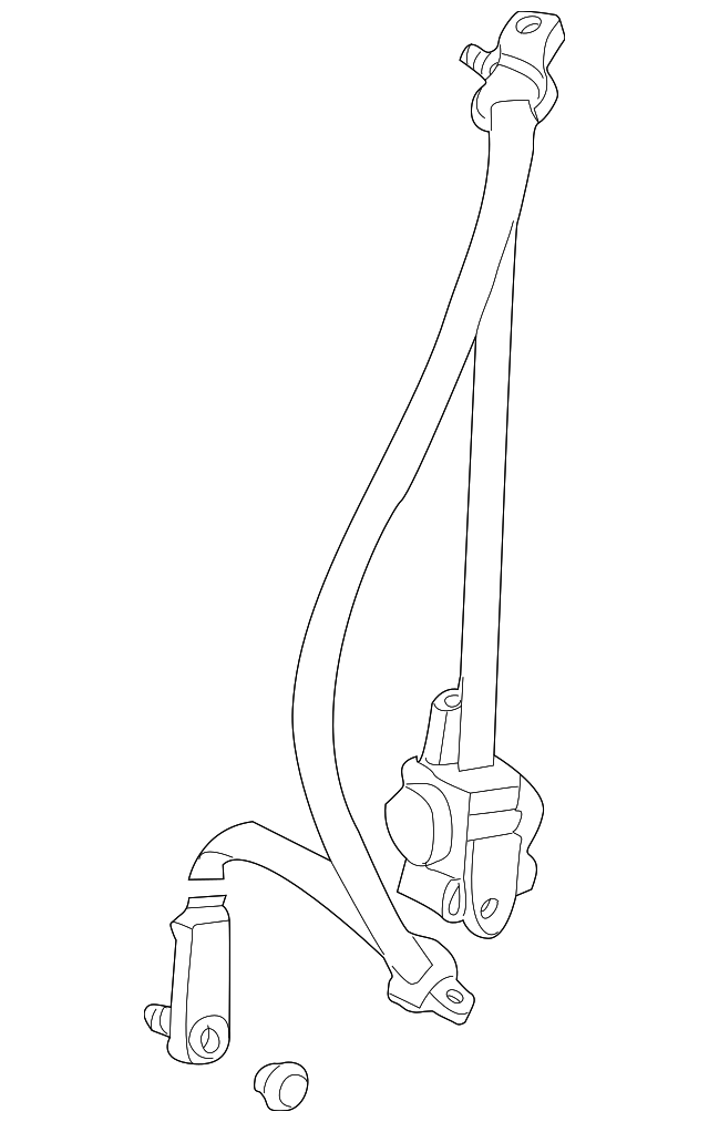 73220-AA080-B0 Деталь BELT & RETRACTOR, LEFT