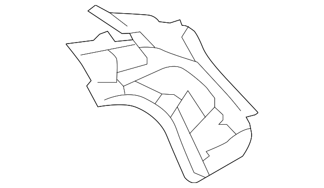 61733-52040 Деталь INNER PILLAR, RIGHT