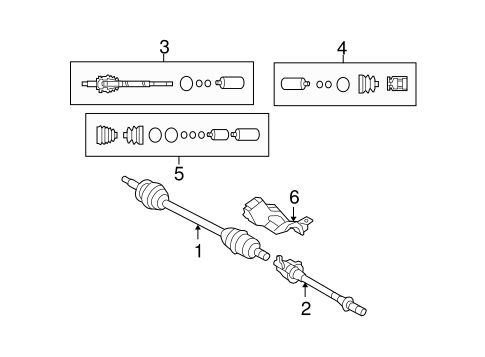Rondo DRIVE AXLES
