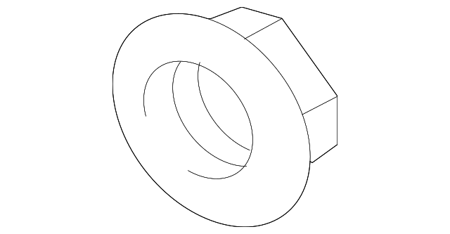 54588-ED00C Деталь STRUT NUT, LEFT