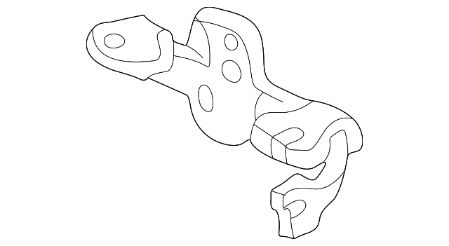 F65Z-3676-AA Деталь COLUMN HOUSING BRACKET