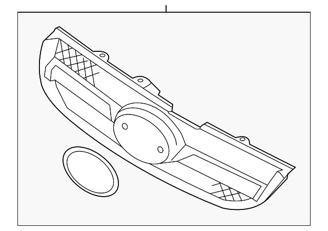 86350-1F500 Деталь GRILLE ASSY
