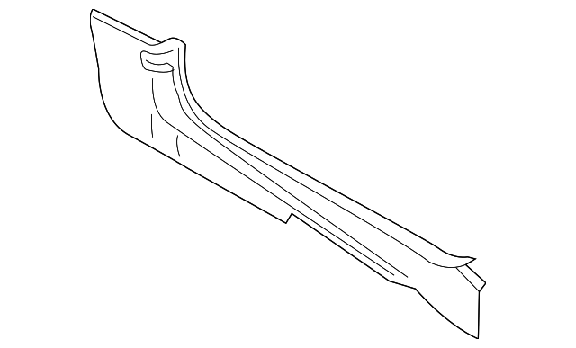 51-43-7-132-100 Деталь SCUFF PLATE, RIGHT