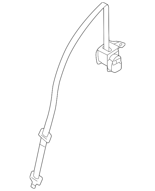8490686Z10 Деталь CENTER BELT ASSY, RIGHT