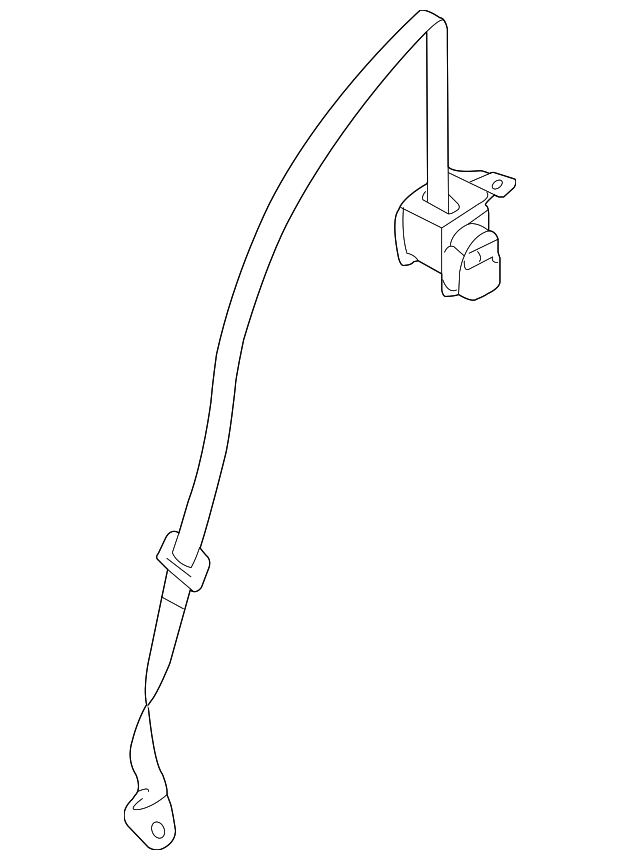 8490586Z10 Деталь OUTER BELT, LEFT