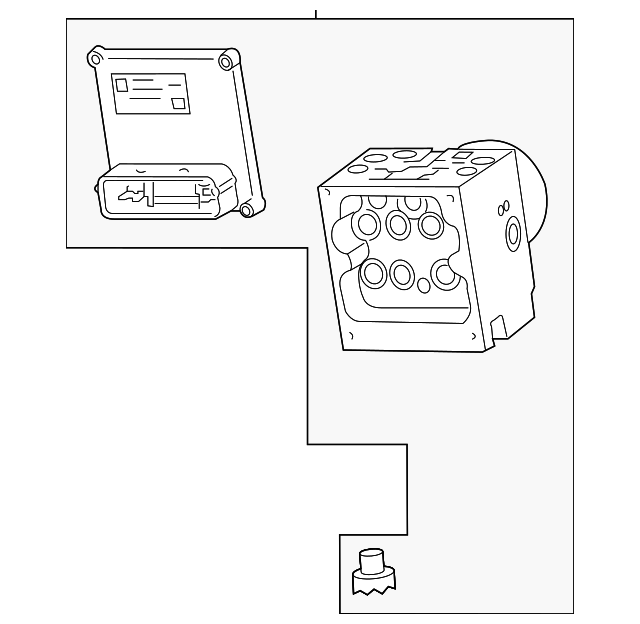 19149206 Деталь ABS CONTROL UNIT