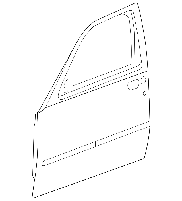 55396980AC Деталь DOOR SHELL, RIGHT