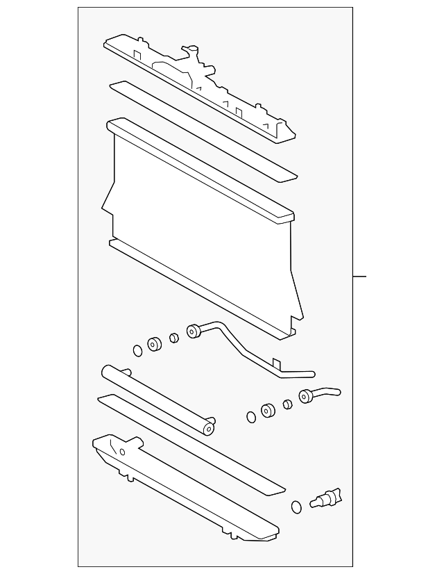 16041-31540 Деталь RADIATOR ASSY