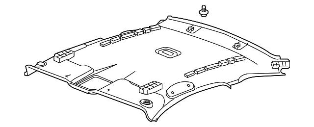 83200-TE0-A01ZB Деталь LINING ASSY., ROOF *YR327L* (PEARL IVORY