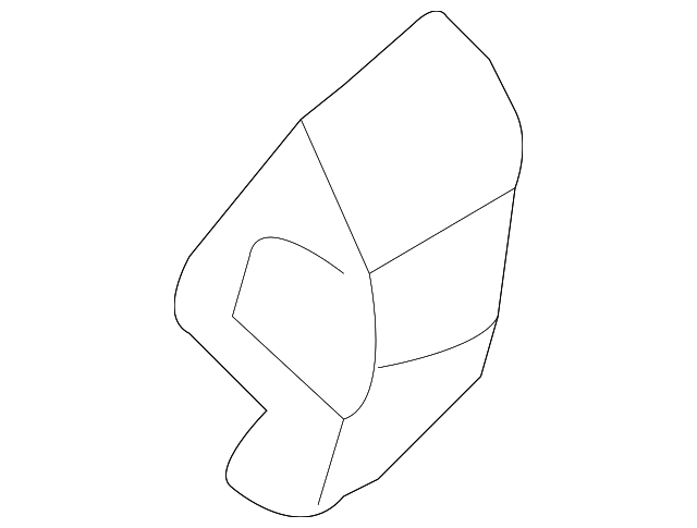 8499182ZC0 Деталь BELT & RETRACTOR UPPER COVER, RIGHT