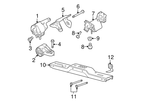 F-150 ENGINE & TRANS MOUNTING