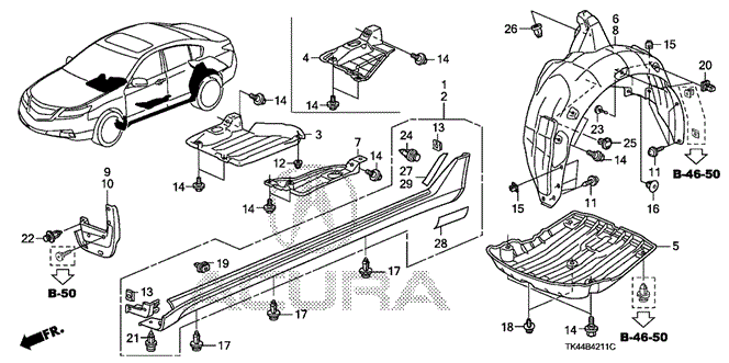 TL SIDE SILL GARNISH