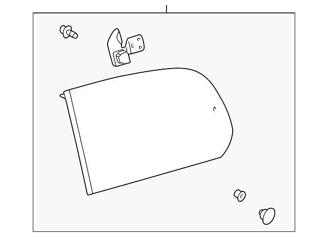 62710-60720-A0 Деталь GLASS ASSY, RIGHT