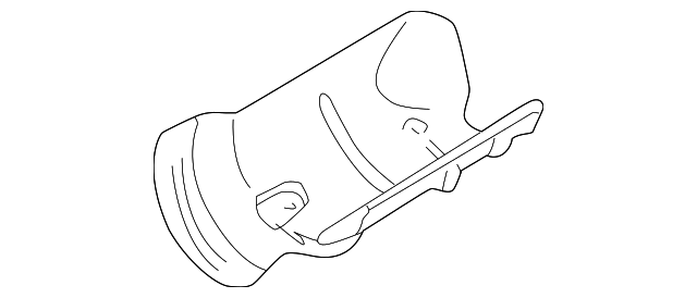 208530W017 Деталь HEAT SHIELD, LEFT