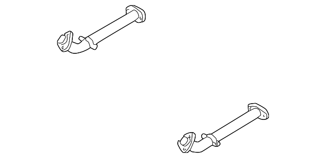 200200W000 Деталь FRONT PIPE, LEFT