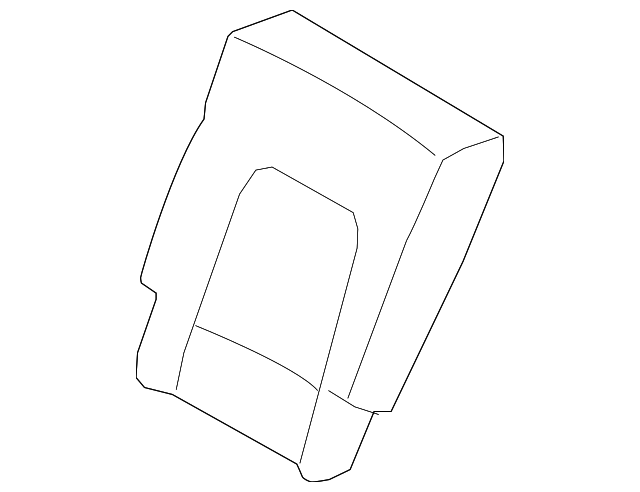 89350-1U700 Деталь SEAT BACK PAD