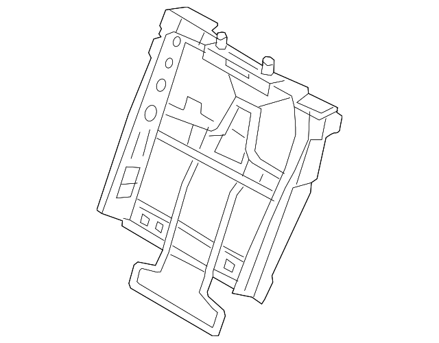 89310-1U700 Деталь SEAT BACK FRAME