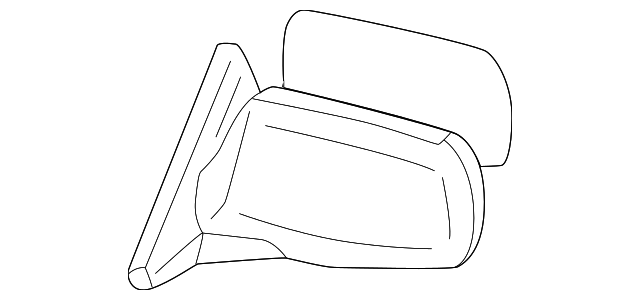 91039FA051NN Деталь MIRROR, LEFT