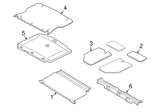 Escape INTERIOR TRIM - REAR BODY