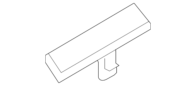 727144U024 Деталь BACK GLASS SPACER