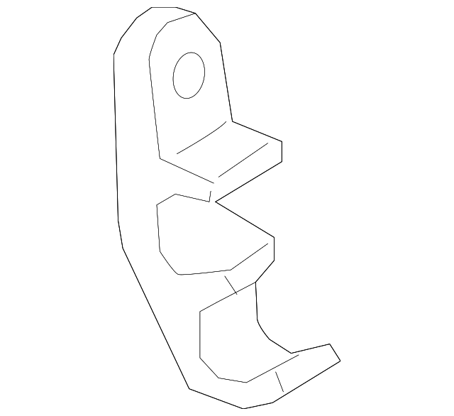 17227810321 Деталь COOLER LINE BRACKET