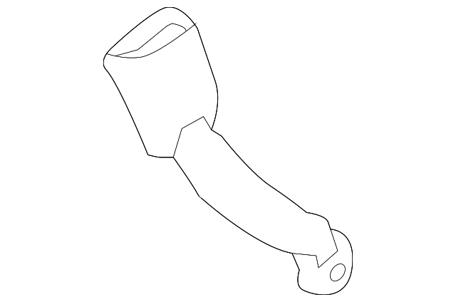 73480-0E050-B0 Деталь BUCKLE END, LEFT