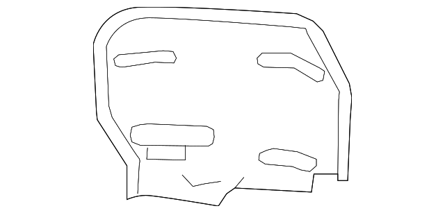 53692-TX4-A00 Деталь BAFFLE, EPS HEAT