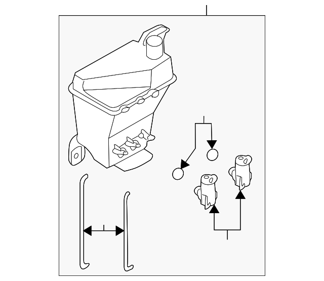 96543076 RESERVOIR ASSY