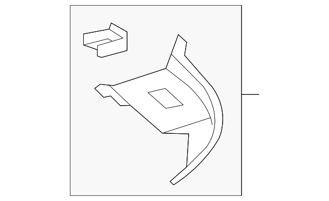 212-885-26-14 Деталь SUPPORT BRACKET, RIGHT