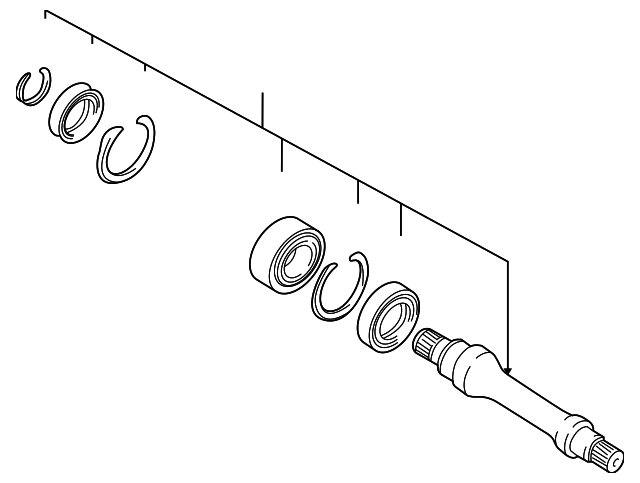 2780060G43 Деталь INTERMED SHAFT