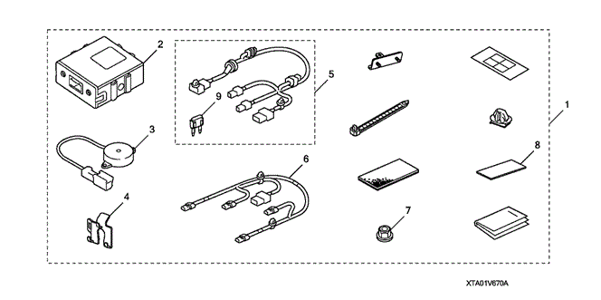 ACCESSORIES/BACK-UP SENSOR - ATTACHMENT for 2010 Honda ACCORD SEDAN #1