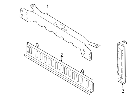 G500 RADIATOR SUPPORT