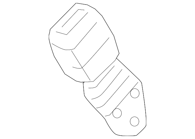 25742613 ANCHOR PLATE, LEFT