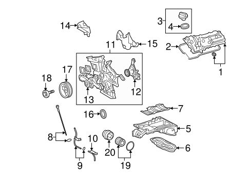 IS250 ENGINE PARTS 2