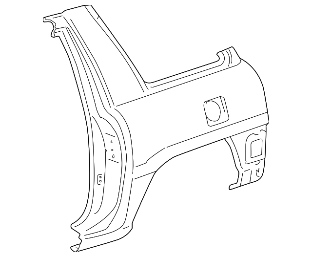 61610-42060 Деталь QUARTER PANEL, RIGHT