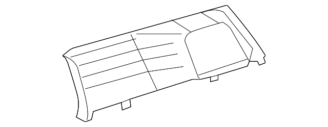 62471-35051-B0 UPPER QTR TRIM, RIGHT