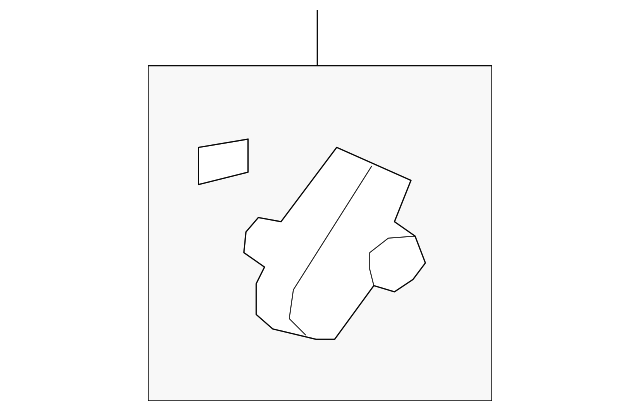 25948856 Деталь LUMBAR SUPPORT, LEFT