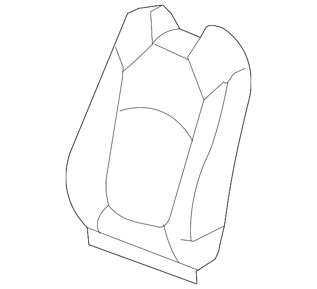 20820215 Деталь SEAT BACK PAD, LEFT