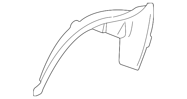 10212056 Деталь INNER WHEELHOUSE, RIGHT