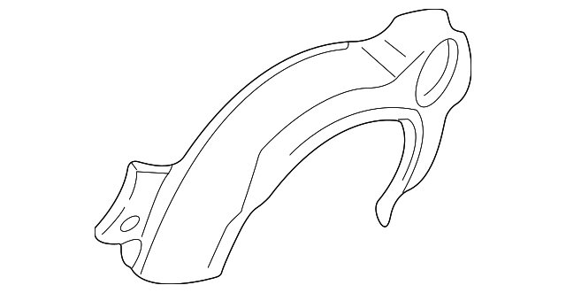12532454 Деталь OUTER WHEELHOUSE, RIGHT
