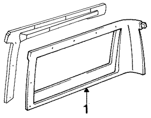 B150 INTERIOR TRIM - SIDE PANEL