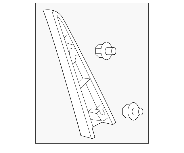 76271-TK8-A21 Деталь GARNISH, L. DOOR MIRROR (BSI)