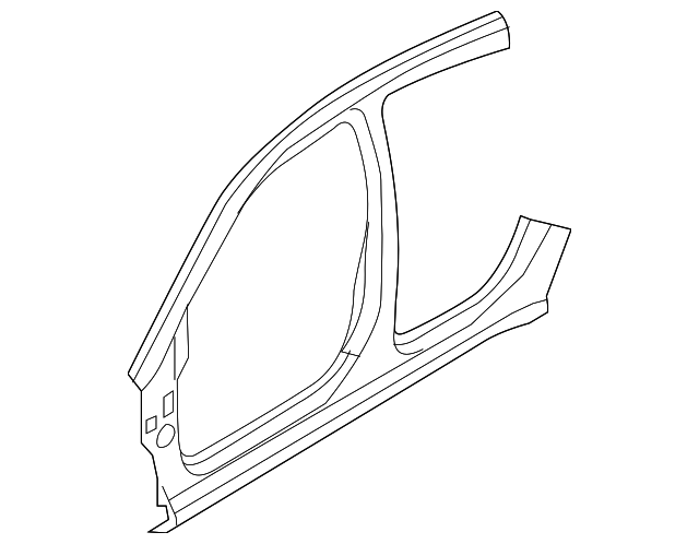 68021028AD Деталь APERTURE PANEL, RIGHT