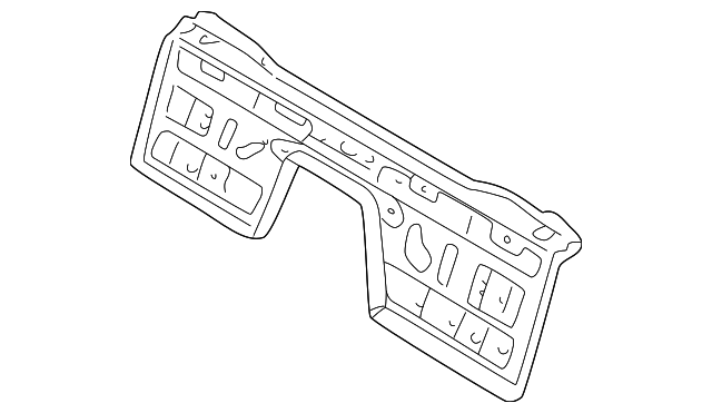 N06753720B Деталь CENTER FLOOR PAN