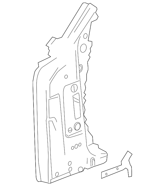 23122751 Деталь HINGE PLR REINF, LEFT