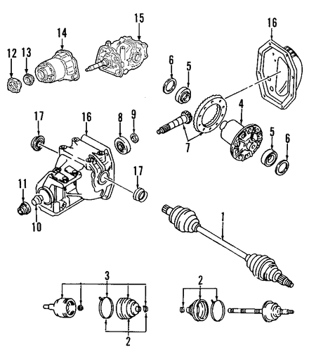 Outlander AXLE SHAFTS & JOINTS