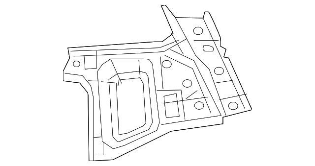 68254295AA Деталь GLASS REINF, LEFT